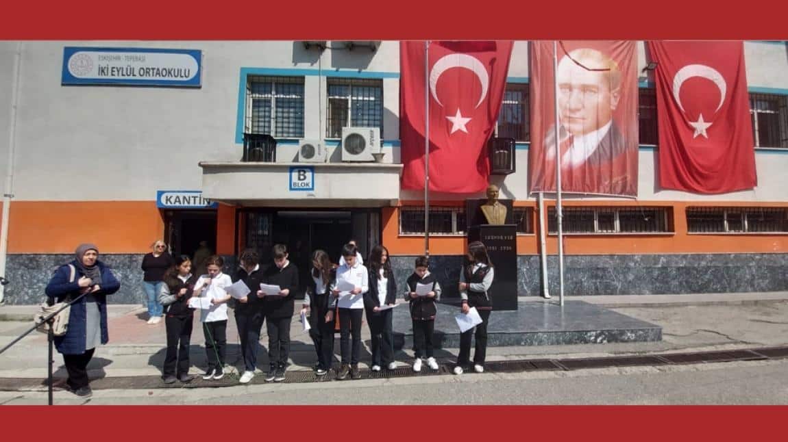 Okulumuzda 18 Mart Çanakkale Zaferi ve Şehitleri Anma Günü